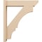 Ekena Millwork 5 1/2-in W x 22-in D x 26-in H Balboa Slat Rough Cedar Woodgrain TimberThane Outlooker, Primed Tan OUTUR055X22X26BOA24RCPR - alternate 5